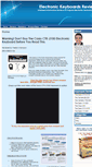 Mobile Screenshot of electronickeyboardsreview.com